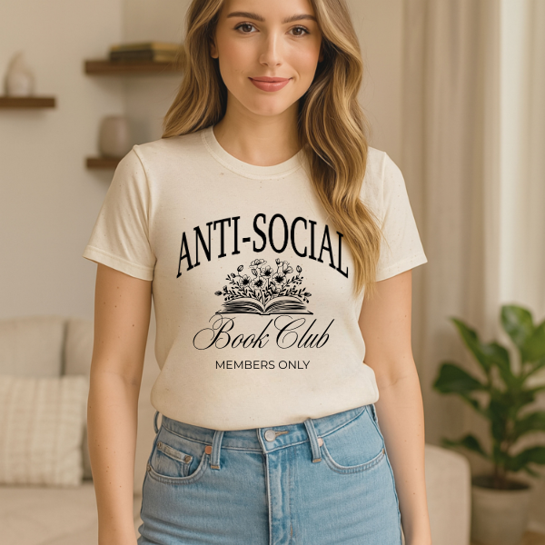 Anti-Social Book Club Tee