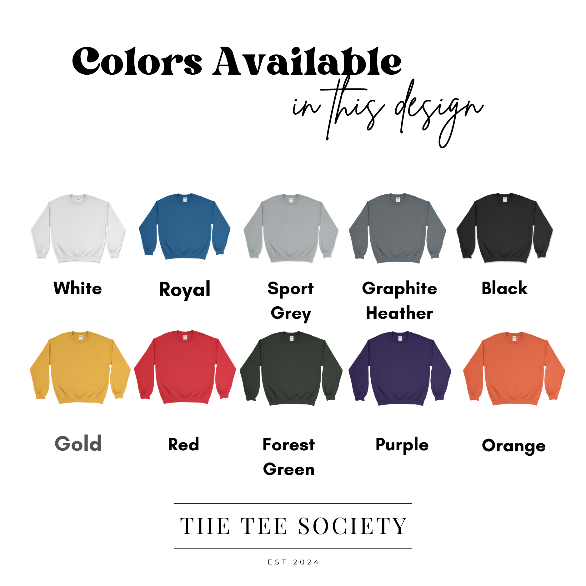 Basketball Game Day Crewneck- Colors Customizable!