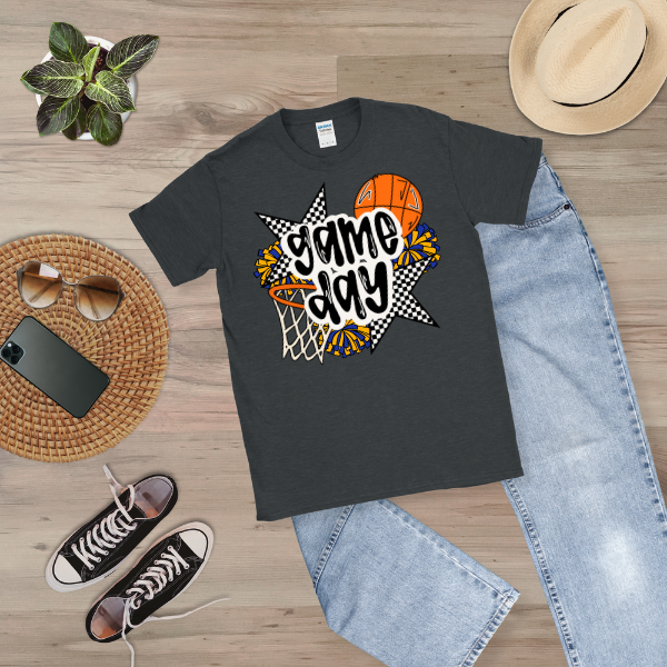 Basketball Game Day Tee- Colors Customizable!