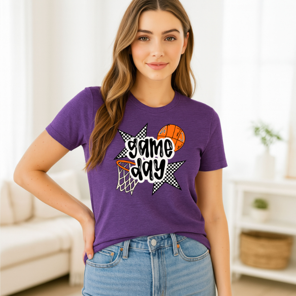 Basketball Game Day Tee- Colors Customizable!