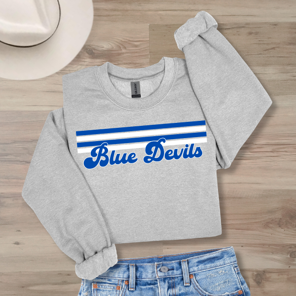 Retro Blue Devils