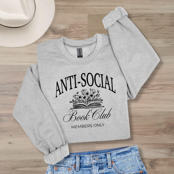 Anti-Social Book Club Crewneck