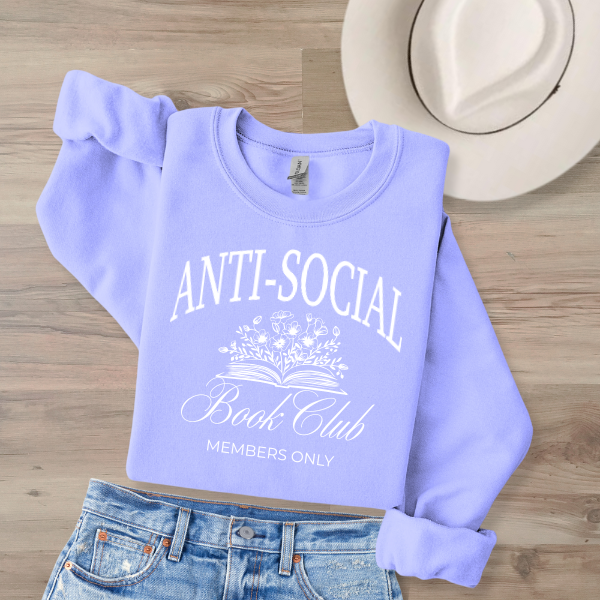 Anti-Social Book Club Crewneck