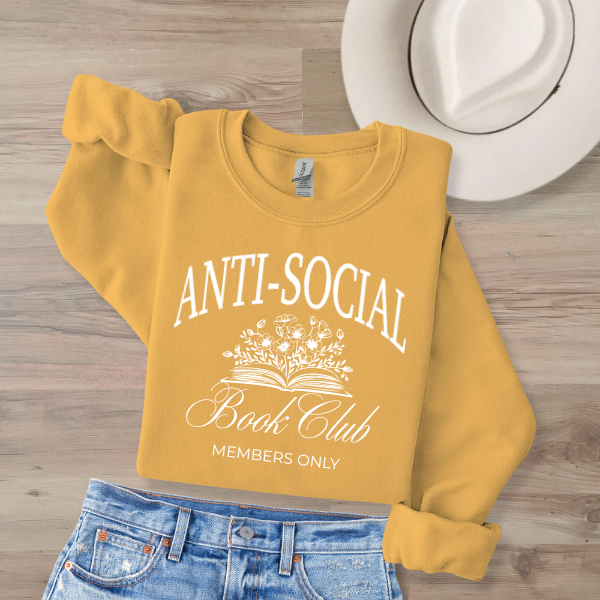 Anti-Social Book Club Crewneck