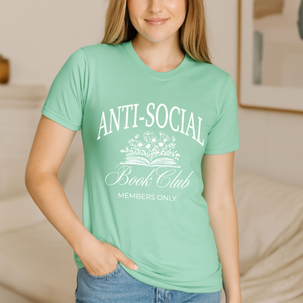 Anti-Social Book Club Tee