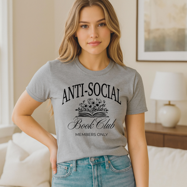 Anti-Social Book Club Tee