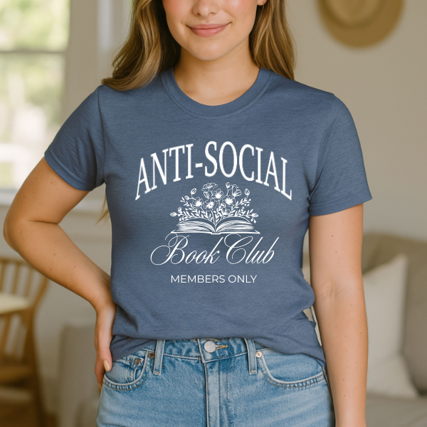 Anti-Social Book Club Tee