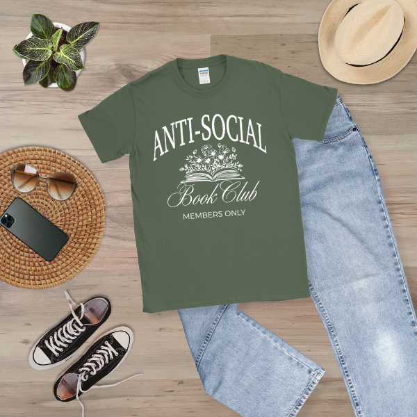 Anti-Social Book Club Tee
