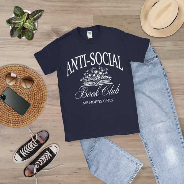 Anti-Social Book Club Tee