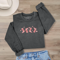 *EMBROIDERED* Valentine's Cowboy Boots Sweatshirt