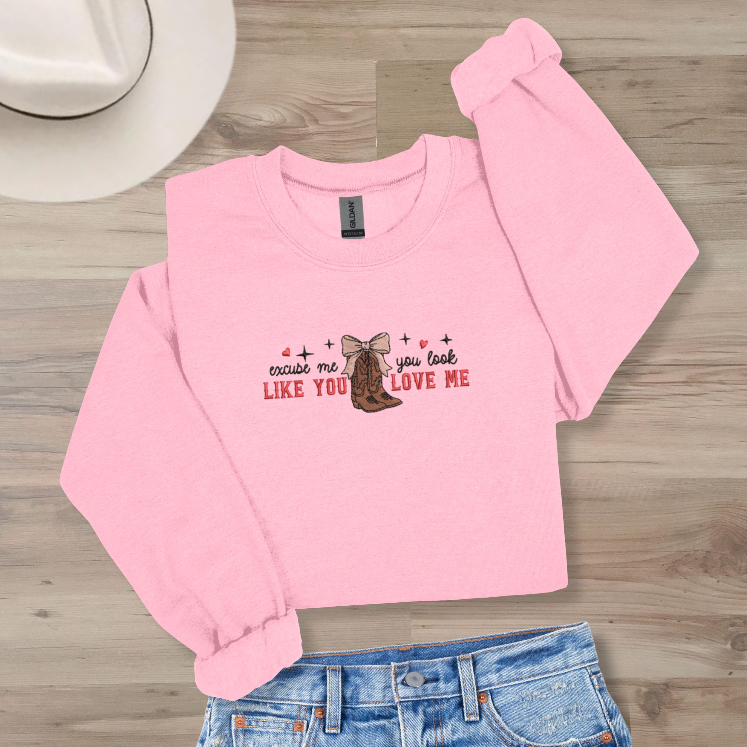 *EMBROIDERED* You Look Like You Love Me