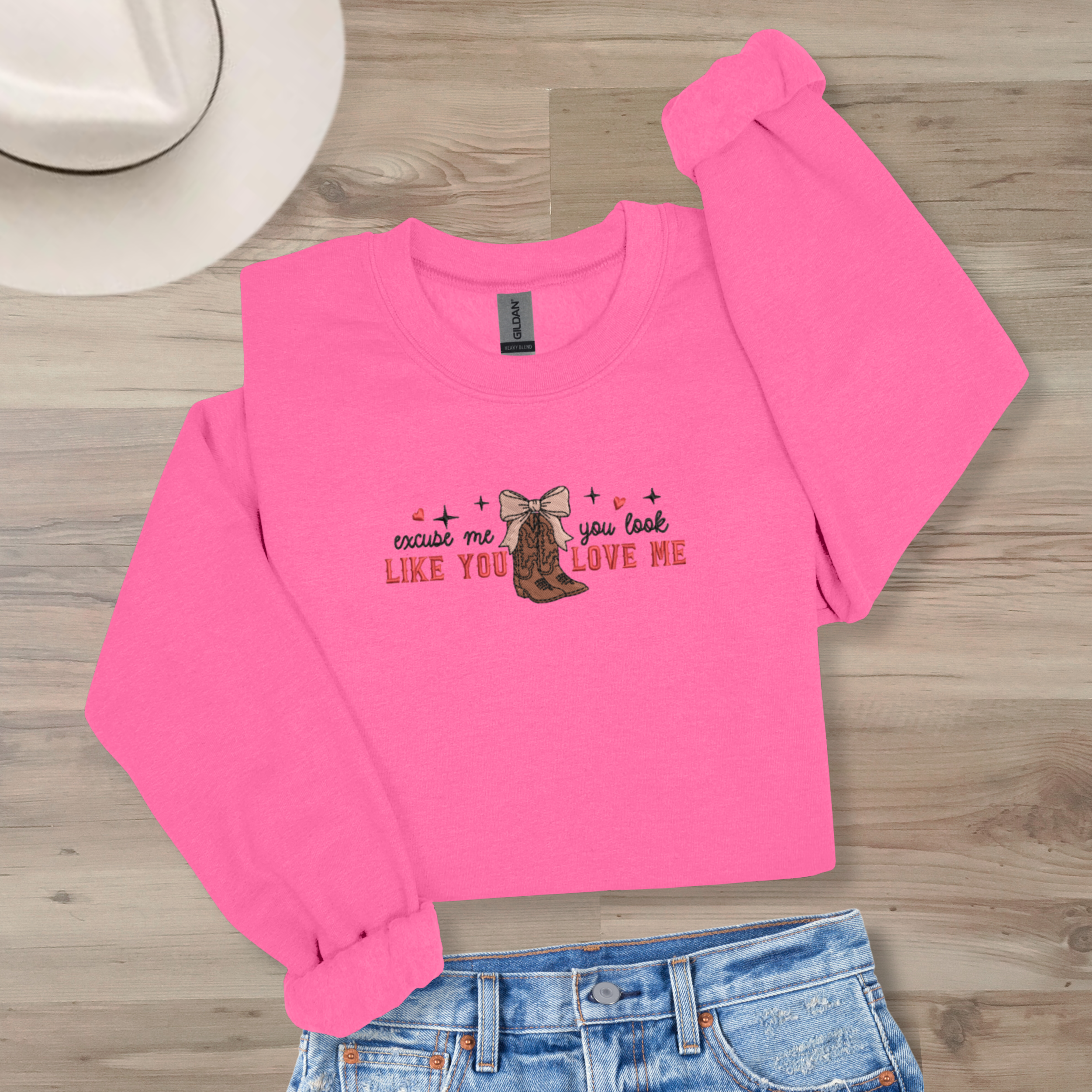 *EMBROIDERED* You Look Like You Love Me