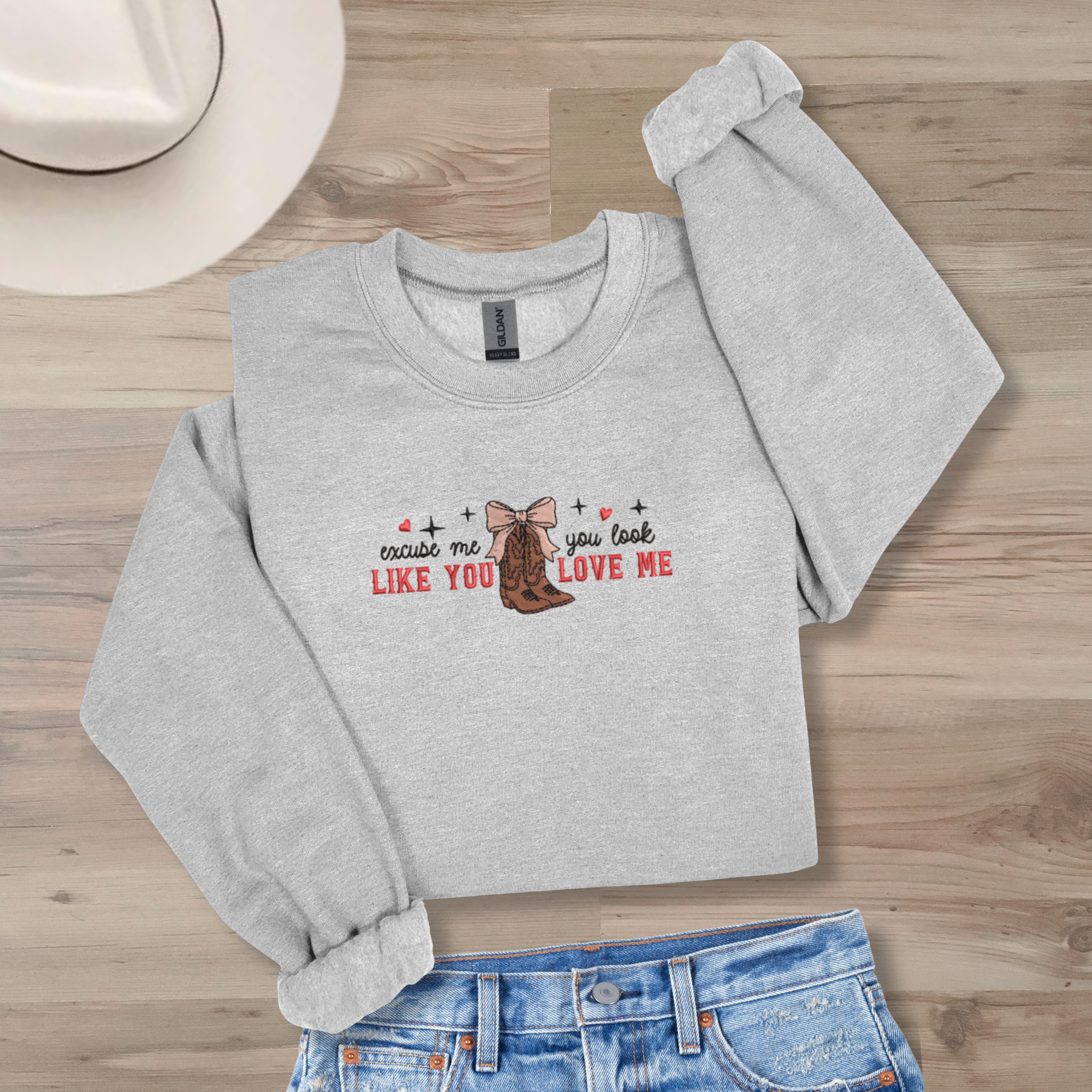 *EMBROIDERED* You Look Like You Love Me