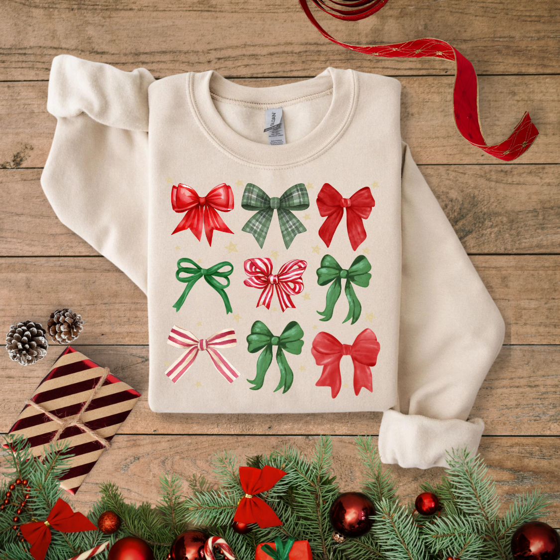 Holiday Bows Crewneck