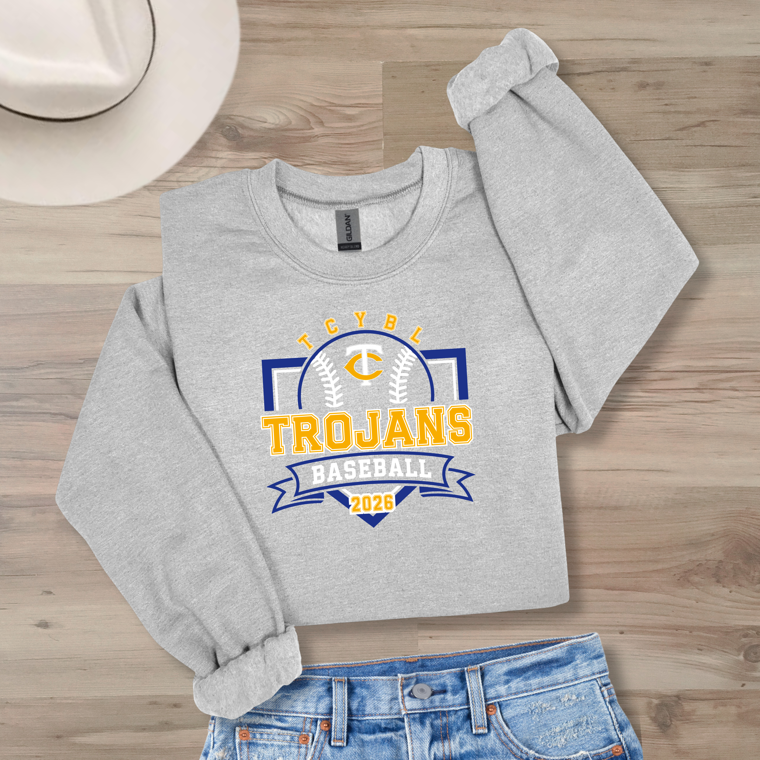 TCYBL Home Plate | Classic TC Colors