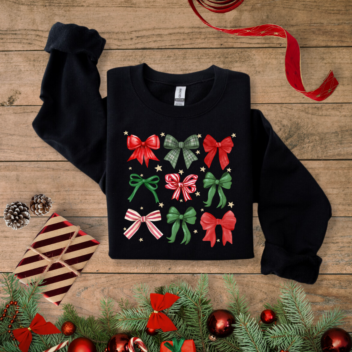 Holiday Bows Crewneck