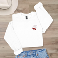 *EMBROIDERED* Cherries Sweatshirt