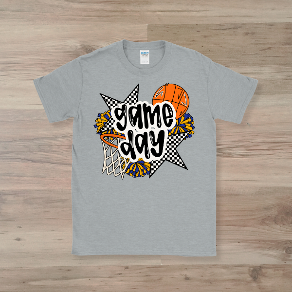Basketball Game Day Tee- Colors Customizable!