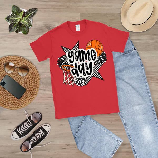 Basketball Game Day Tee- Colors Customizable!