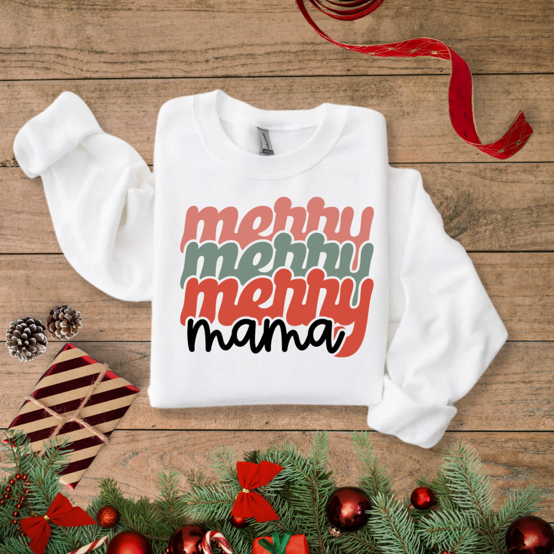 Merry Mama & Mini Crewneck