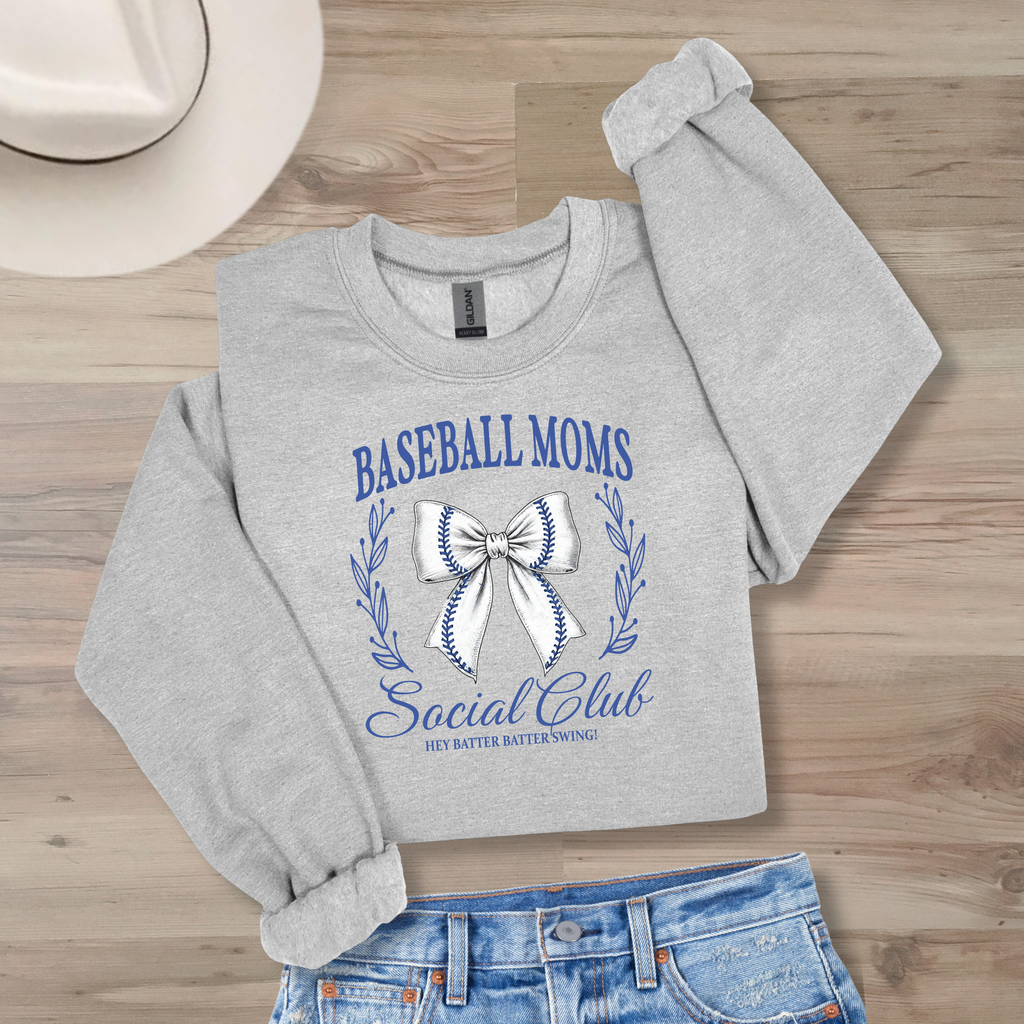 Baseball Moms Social Club Bow