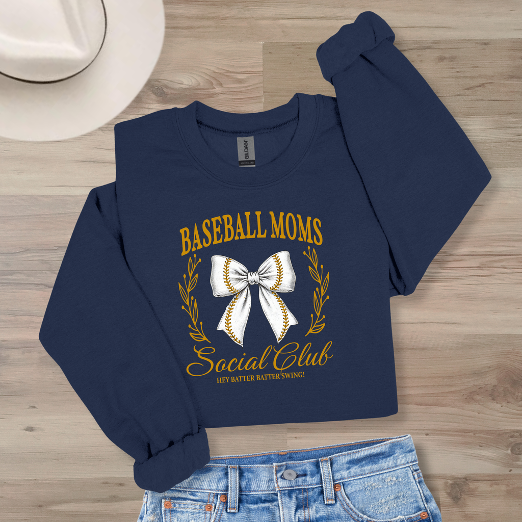 Baseball Moms Social Club Bow