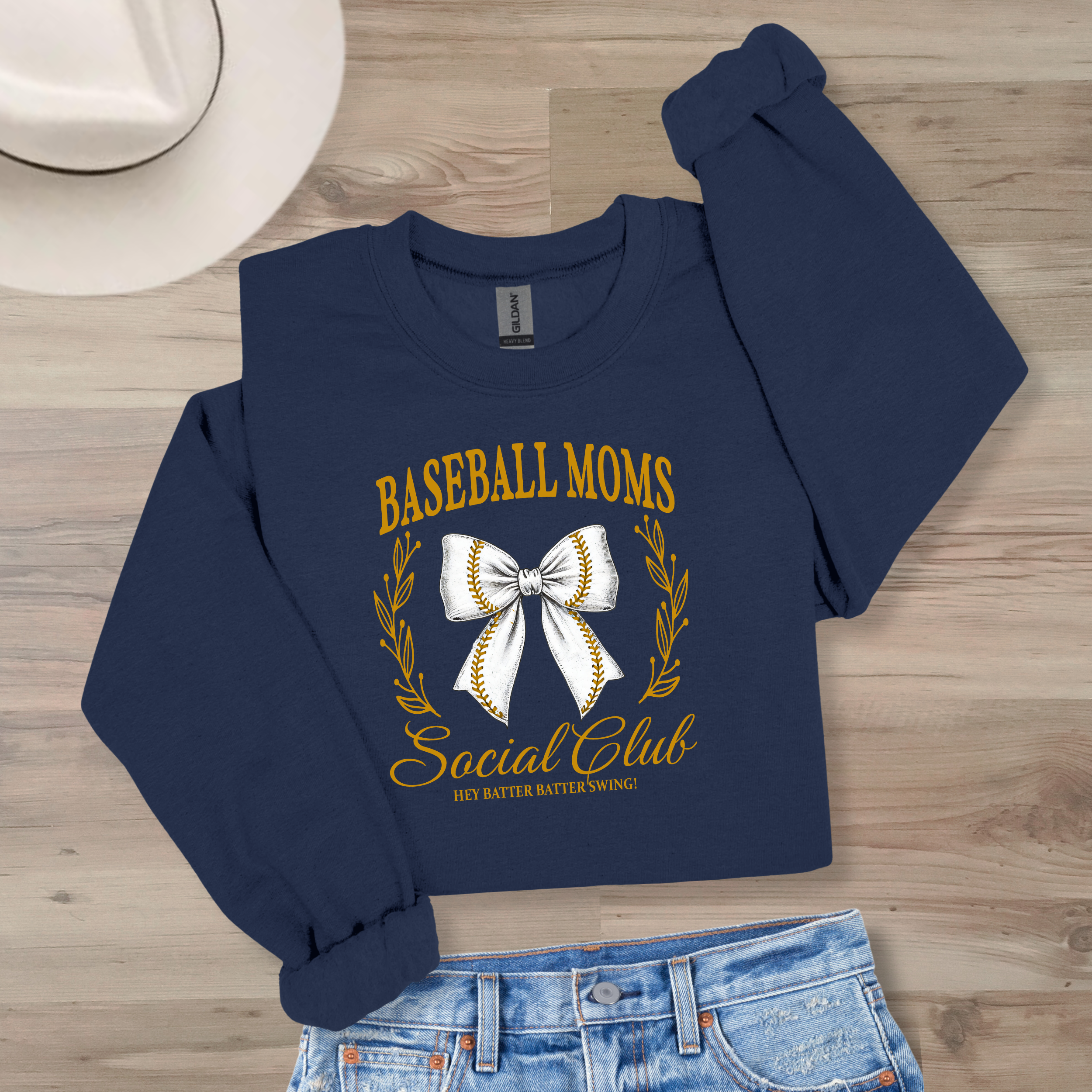 Baseball Moms Social Club Bow