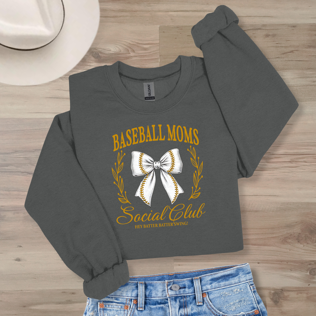 Baseball Moms Social Club Bow