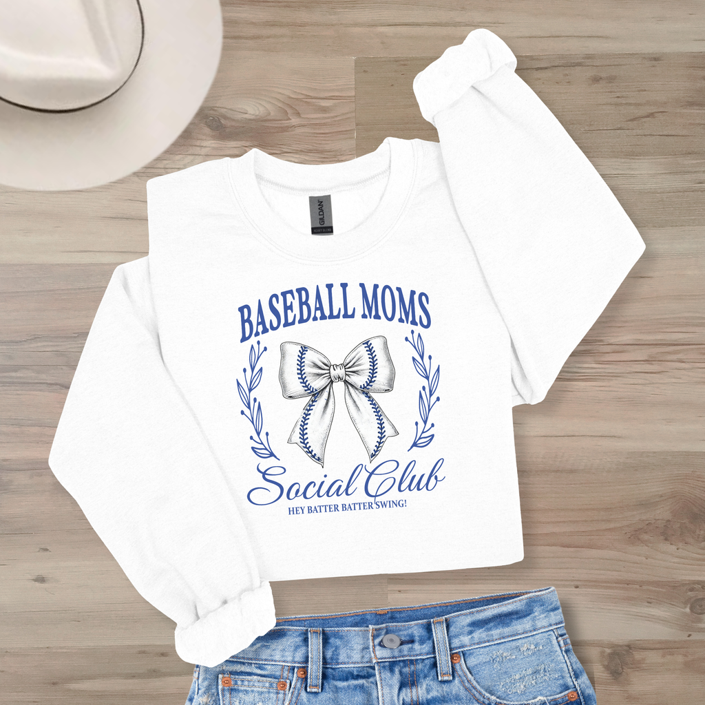 Baseball Moms Social Club Bow