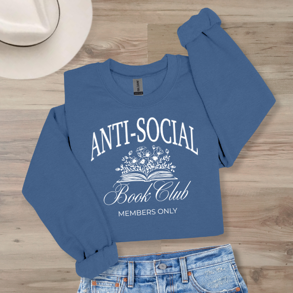 Anti-Social Book Club Crewneck
