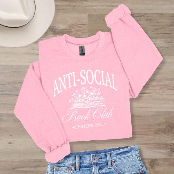 Anti-Social Book Club Crewneck