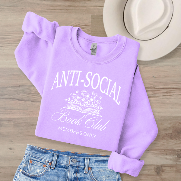 Anti-Social Book Club Crewneck