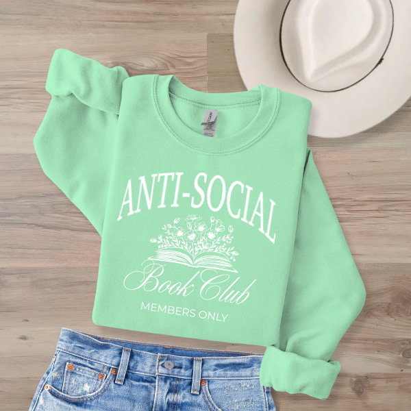 Anti-Social Book Club Crewneck