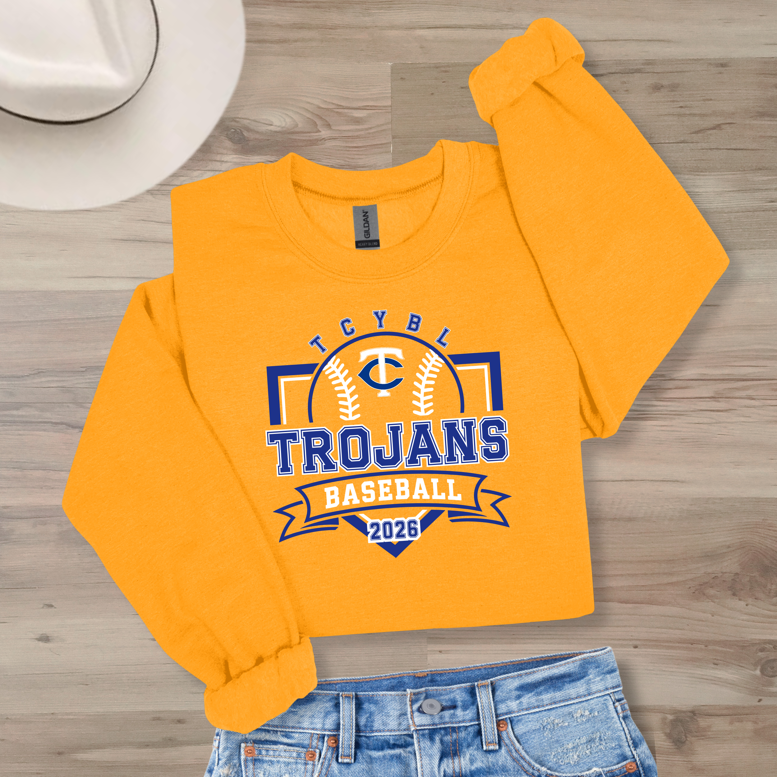 TCYBL Home Plate | Classic TC Colors