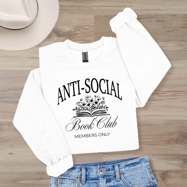 Anti-Social Book Club Crewneck