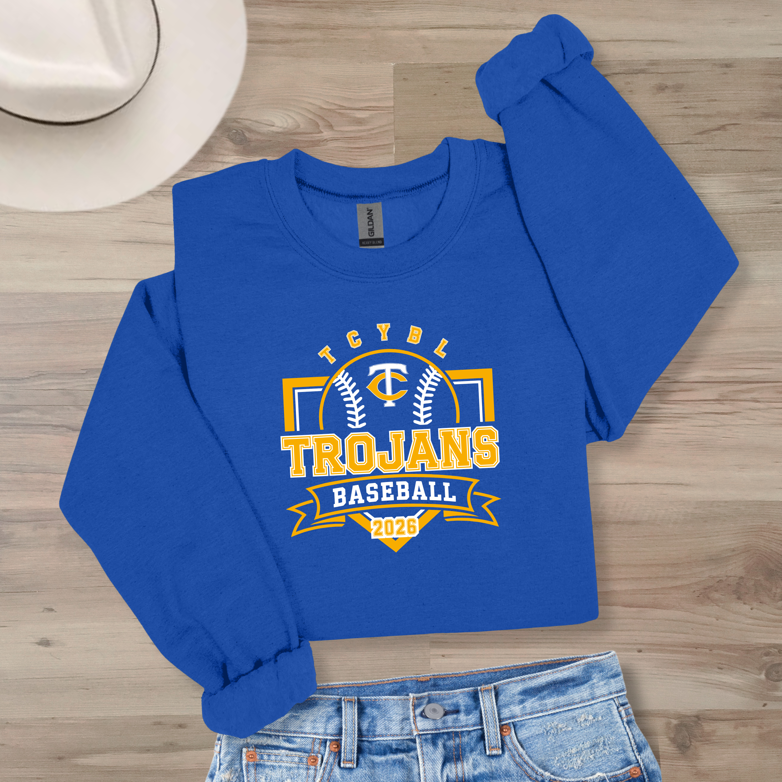 TCYBL Home Plate | Classic TC Colors
